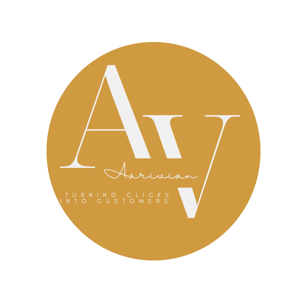 aarivian digital marketing logo blue and green 10